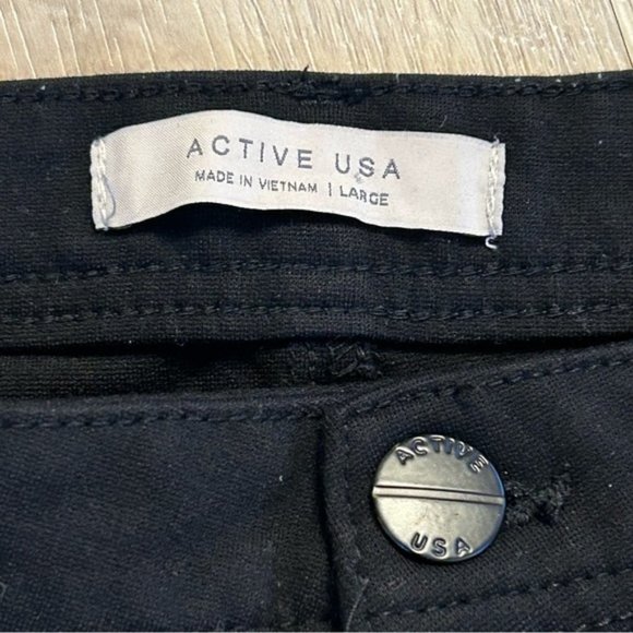 Active USA 5 Pockets Skinny Ponte Pants black - Picture 8 of 10